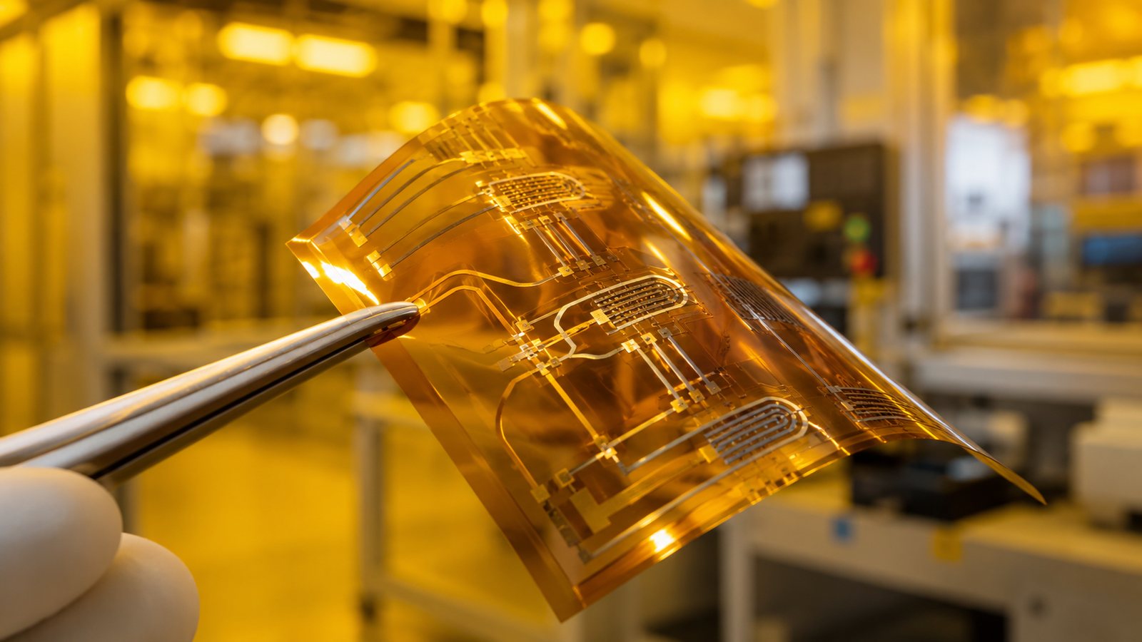 Flexible thin-film sensors fabricated on polyimide film